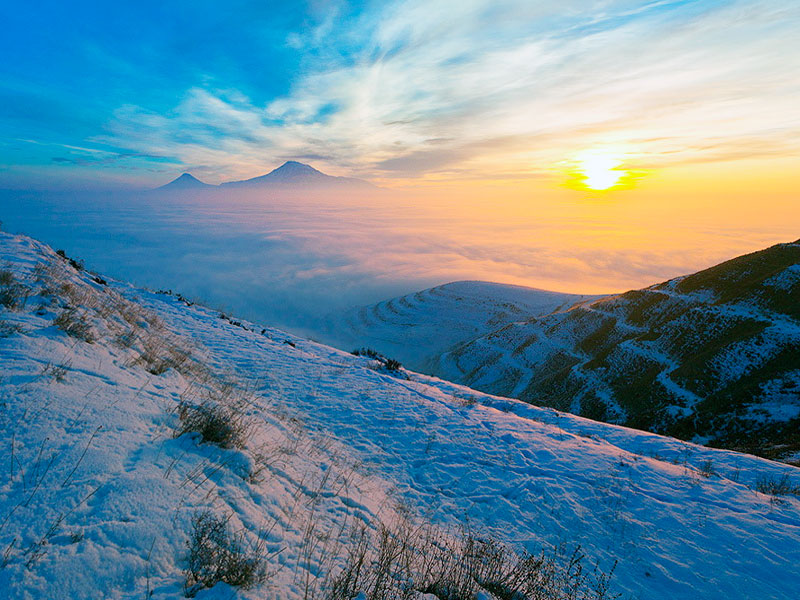 Seasons in Armenia, and Azerbaijan